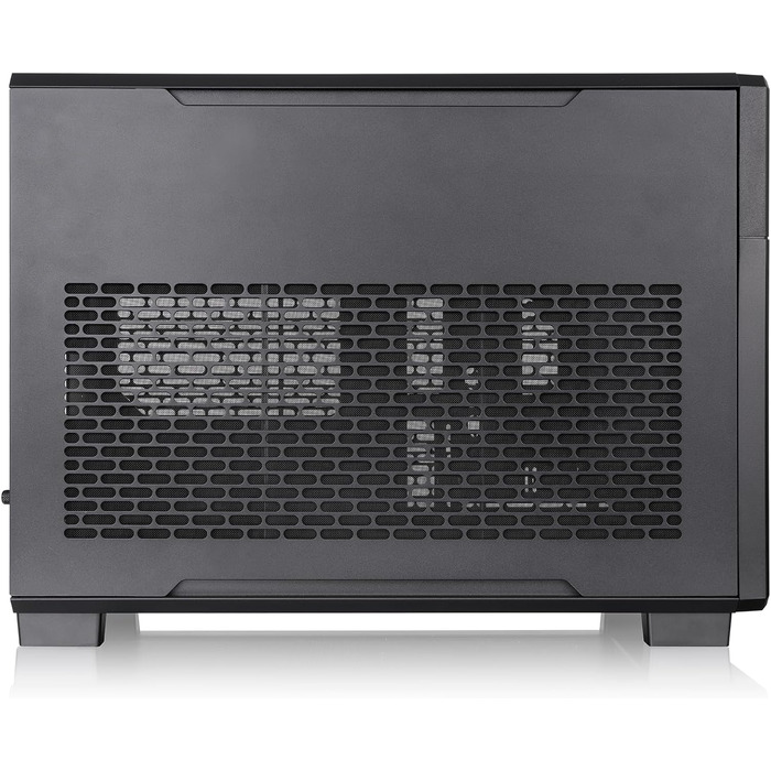 Корпус для ПК Thermaltake TR200 Micro Chassis, Micro-ATX/Mini-ITX, підтримка СРО 360мм, 7 вентиляторів 120мм, USB-C, чорний