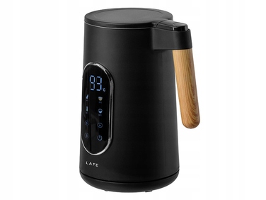 Електричний чайник Lafe KettleX Pro, 2200 Вт, 1,7 л, чорний