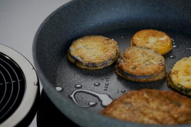 Сковорода BALLARINI Salina з антипригарним покриттям, 24 см, для всіх плит, алюміній, сіра