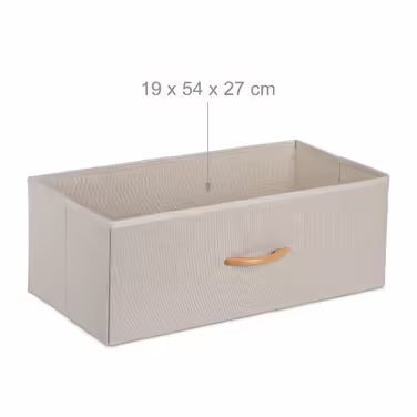 Relaxdays Bamboo Chest of Drawers, 4 Drawers