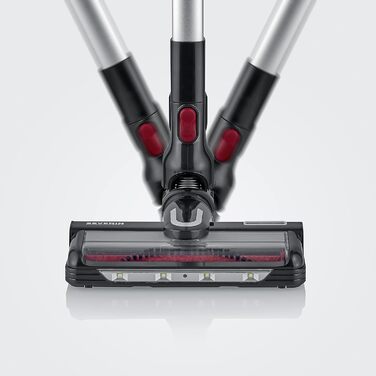 Бездротовий акумуляторний пилосос SEVERIN HV 7166 (Чорний): 60 хв роботи, 2-в-1, для тварин, легкий, без мішка, 400 Вт