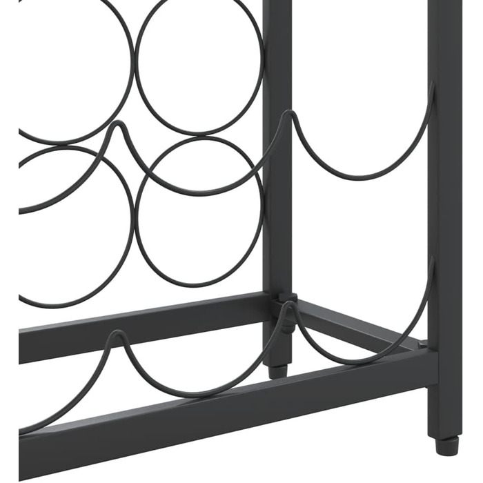 vidaXL Wine Rack 35 Bottles Metal Bottle Rack Bottle Stand Wine Cabinet (34 x 18 x 200 cm)