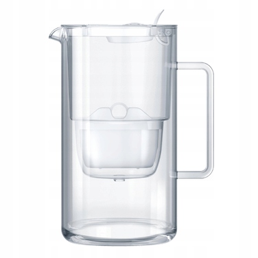 Скляний фільтр-кувшин Aquaphor Glass, білий + 4 фільтри Maxfor+ Mg