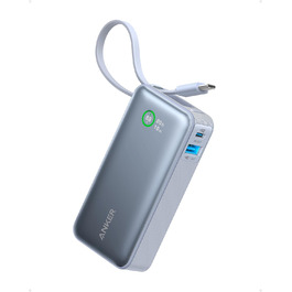 Powerbank Anker Nano 10000mAh з USB-C кабелем, 30W PD, 1xUSB-C, 1xUSB-A. Сумісний з iPhone, MacBook, Galaxy, iPad, AirPods та іншими пристроями (Блакитний)