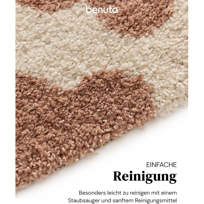 Дитячий килим Benuta Lytte Gobi Рожевий 80x150 см, прямокутний, з дитячим малюнком, штучне волокно, скандинавський стиль