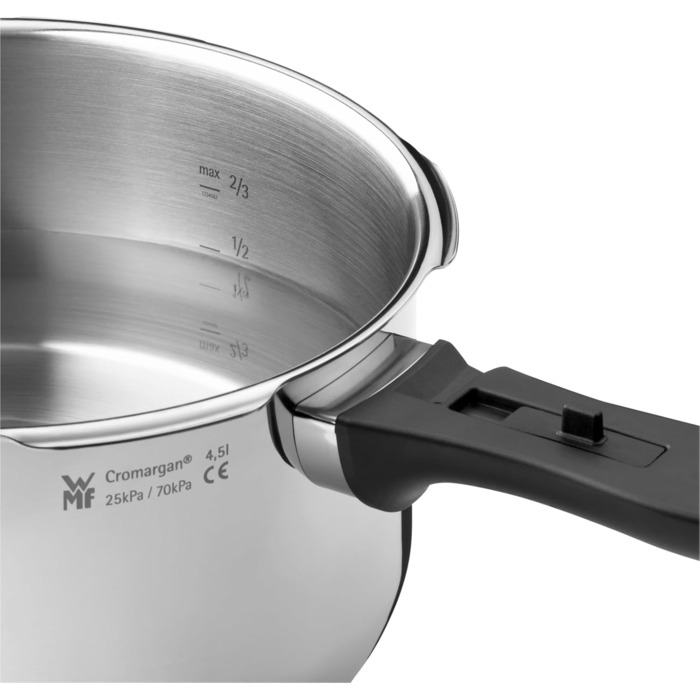 Мультиварка WMF Perfect Plus One Pot 6,5л з вставкою, для індукції, з захистом від полум'я, великим сигналом, 2 рівнями приготування, знімний ручка кришки