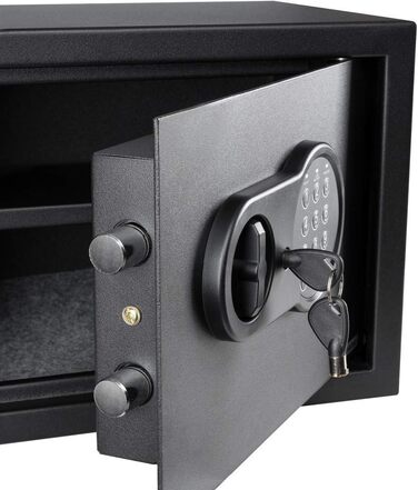 Домашній сейф HomeSafe HV24E з електронним замком, 20x44x38 см. Захист для грошей, прикрас, документів та ноутбука (50x35x35 см)