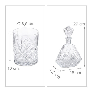 Relaxdays 5-Piece Whisky Set