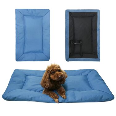 Водонепроникний килимок для собак JIAMIAN: ортопедичний, для подорожей, великих та середніх порід (синій)