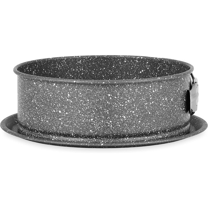 Форма для випічки Tognana Pure Roq, 22 см, знімні бортики, алюміній, чорна (7 дюймів)