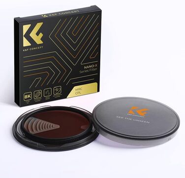 Поляризаційний фільтр K&F Concept Nano X-Serie CPL 40.5mm з багатошаровим покриттям MRC (39mm)