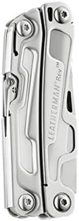 LEATHERMAN - Rev, compact multi-tool with package opener and screwdrivers, with nylon holster