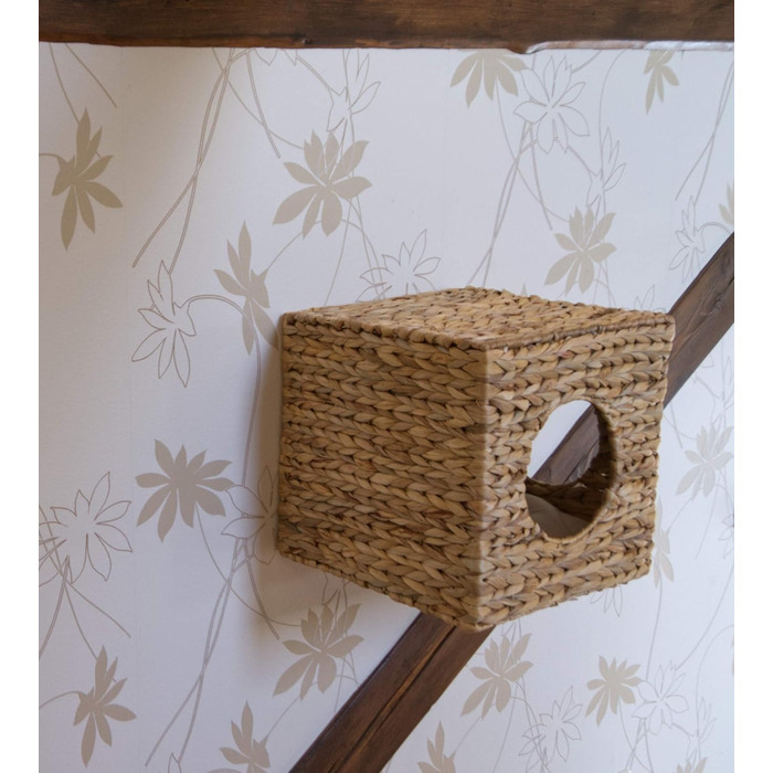 Кішка Будиночок на стіну Ferdi з рогозу, 33x33x33 см