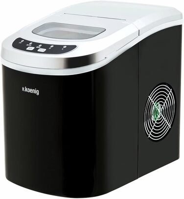 Машина для приготування льоду H.Koenig KB12 - 12 кг/день, нержавіюча сталь