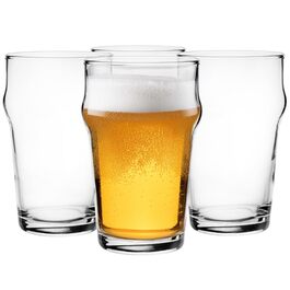 Набір склянок для пива Glasmark KROSNO 6 шт, 300 мл - Pils, Stout, Ale. Скляний кухоль для пива, прозорий, можна мити в посудомийній машині