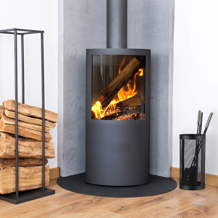 Relaxdays Fireplace Tool Set, 5-Piece in Bucket