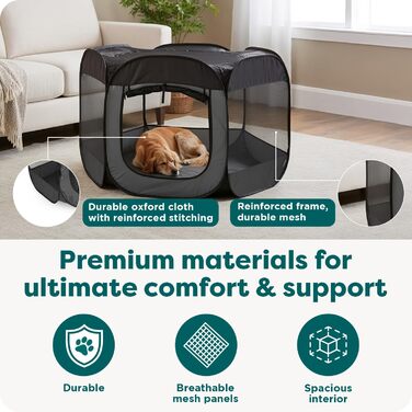 Будинок для тварин Furhaven: вольєр-стійка для собак та котів, сірий, великий розмір
