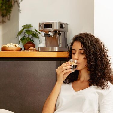 Кавоварка Cecotec Power Espresso 20 Barista Compact, 1465 Вт, 20 бар, термоблок, з парогенератором, 2 чашки, знімний резервуар 1,8 л, підігрів чашок