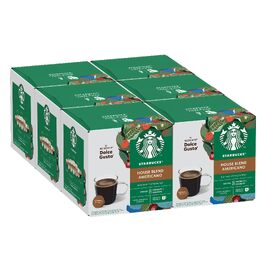 Кавові капсули Starbucks House Blend для Nescafé Dolce Gusto, середній обсмал, 72 шт (6х12)