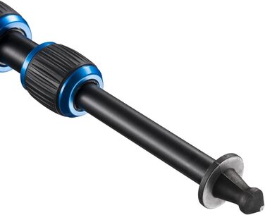 Штатив Mantona DSLM Travel - блакитний, для камер, до 5 кг, з кульковою головкою