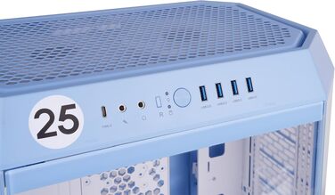 Корпус для ПК Thermaltake The Tower 600 Mid Tower, приховані роз'єми, Hydrangea Blue