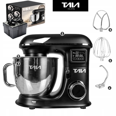 Кухонний комбайн TAIA ZURA 2000 Вт, чорний