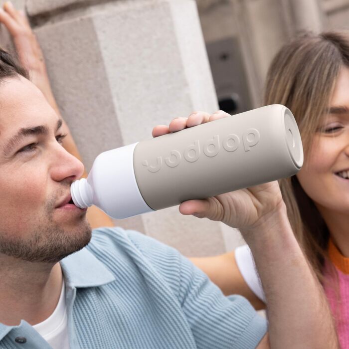 Dopper 580ml Insulated Stainless Steel Thermos Bottle - Leakproof, Keeps Drinks Cold for 24h / Hot for 9h - Water Bottle, Coffee Mug, Tea Bottle