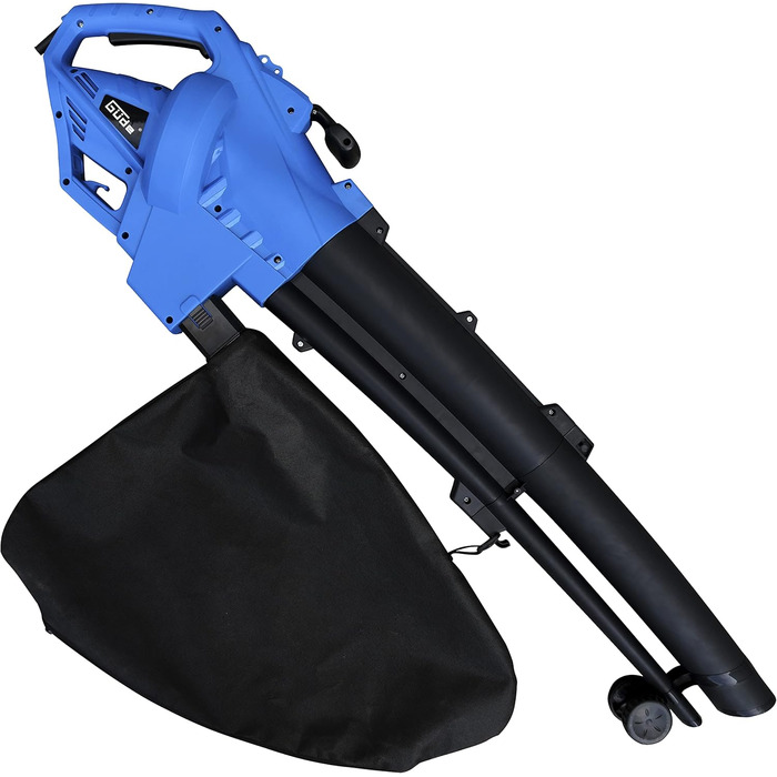 Güde 94381 Leaf Blower GLS 3000 Vario (230 V, 3000 W, variable speed setting, suction, blowing, and shredding function)