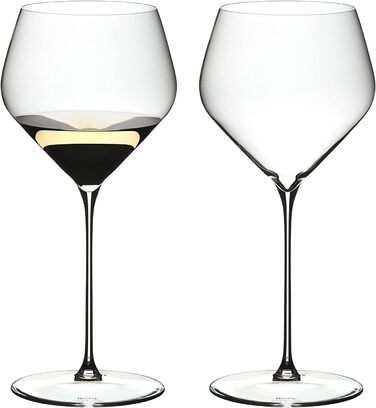 RIEDEL Veloce Chardonnay, Set of 2, clear crystal glass, premium machine-made
