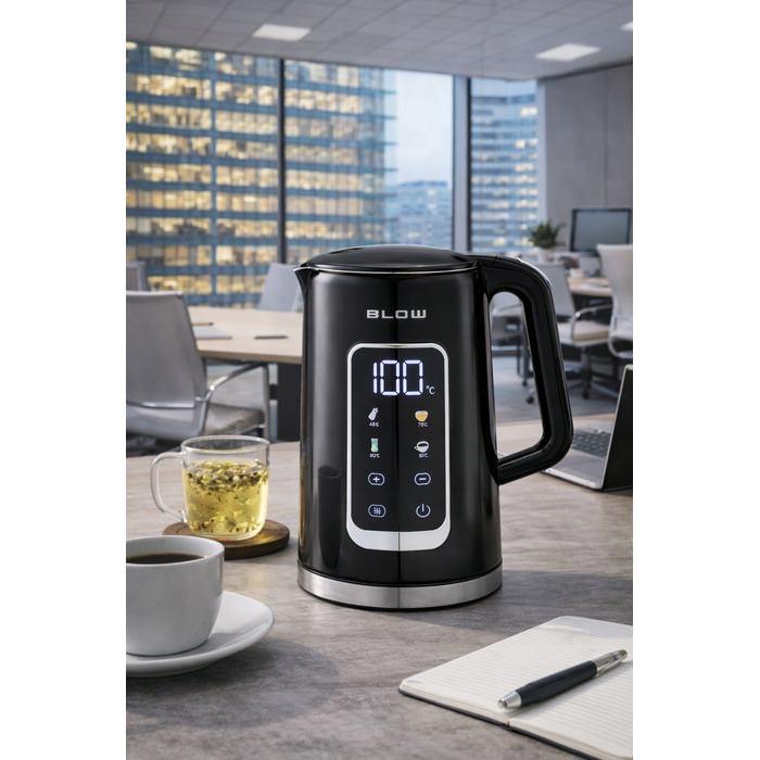 Електричний чайник 2500 Вт, 1,7 л, бездротовий, з регулюванням температури та WiFi
