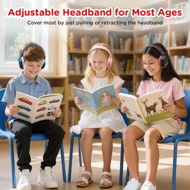 Дитячий навушник шумозаглушення Link Dream, SNR 30dB, для дітей 3-16 років, блакитний/чорний