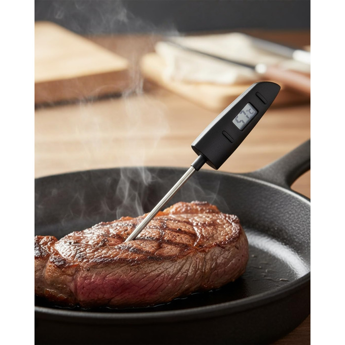 Ложка для приготування їжі Johann Lafer Turbo з нержавіючої сталі, ергономічна ручка, плоскі дротики для легкості | Преміум якість, точність, швидкість, задоволення