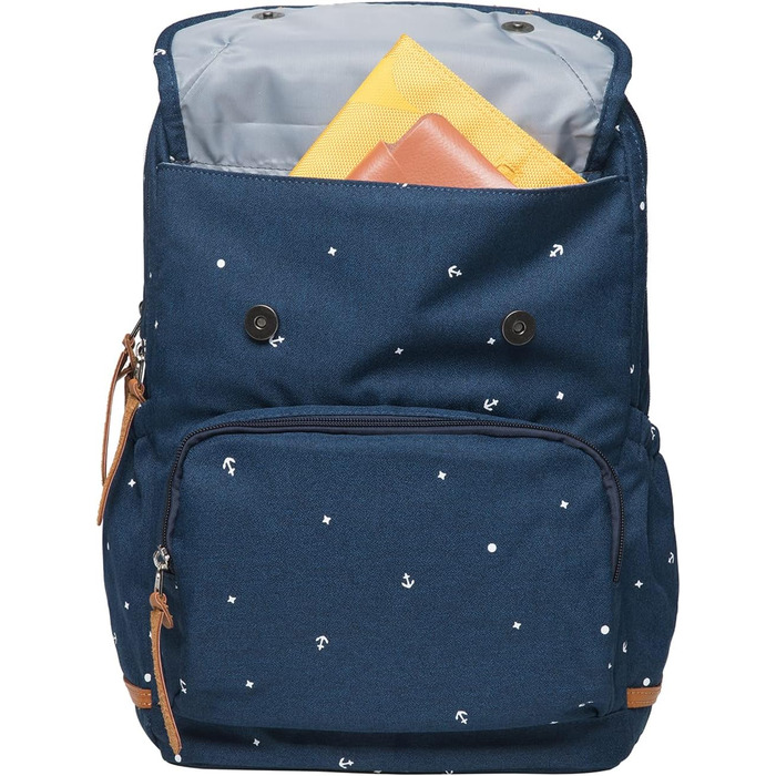 Жіночий рюкзак Kaukoo для студентів, ноутбука, подорожей, синій (K8009)