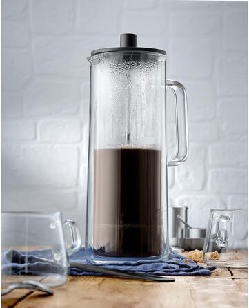 WMF Coffee Time Coffeepress double-walled 0.75l, French Press, coffee maker for 6 cups, glass, dishwasher-safe