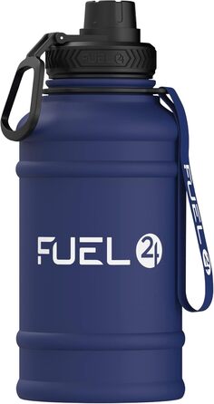 Extra Stark Stainless Steel Metal Water Bottle 1.3L & 2.2L - Leak-Proof & BPA-Free Stainless Steel Water Bottle - Robust Water Bottle Gym, Sports Water Jug Stainless Steel Bottle For Adults (1300 ml, Blue)