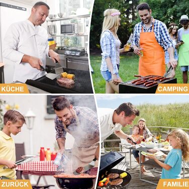 Набір гриль-посуду zycBernoi: 19 аксесуарів для гриля, метал, прес для бургерів, дзвоник, сумка для барбекю