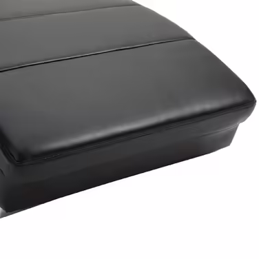 HOMCOM Recliner Chair with Leather and Massage Function, 58 x 163 x 87 cm, up to 120 kg, 8 Massage Points, with Remote Control, High Back Rest Cushion, Black | Aosom
