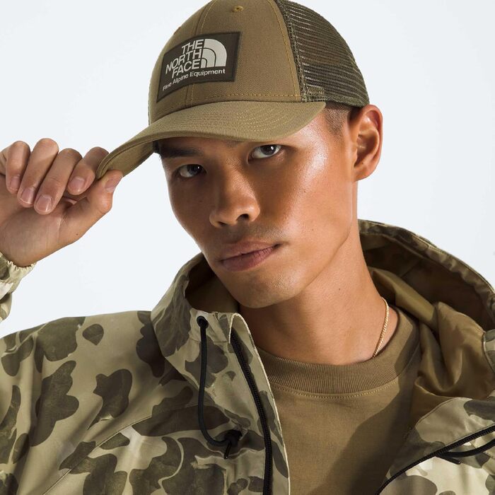 Кепка The North Face Uni Hut Mudder Trucker – Cedar/Sardenia Green, універсальний розмір