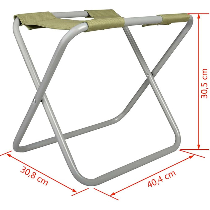 Садовий стілець Esschert Design сірий 40x30,8x30,5 см GT85
