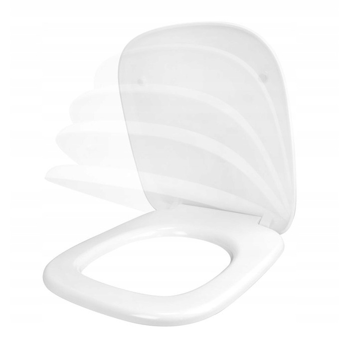Сидіння для унітаза Hydro-Era Koło Style, білий duroplast