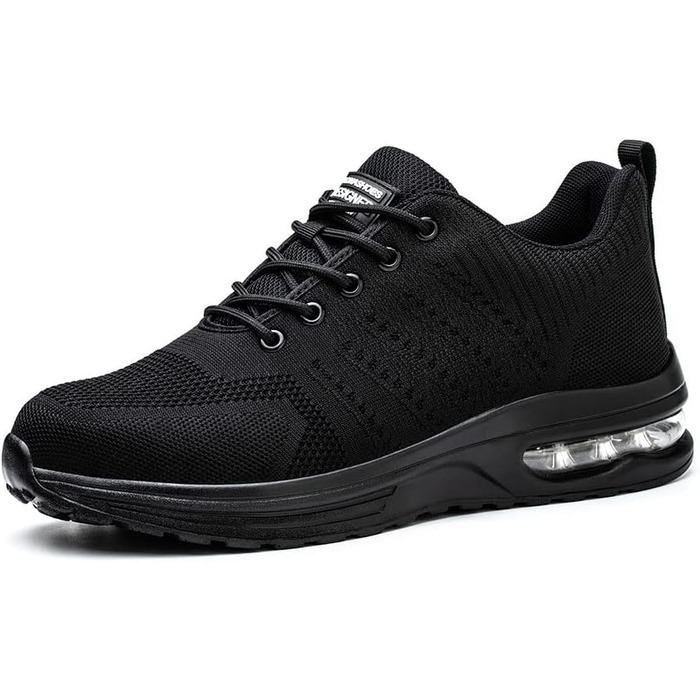 Черевики Rona Shoes Delta: робочі черевики з металевим носком, чорні (42 EU)