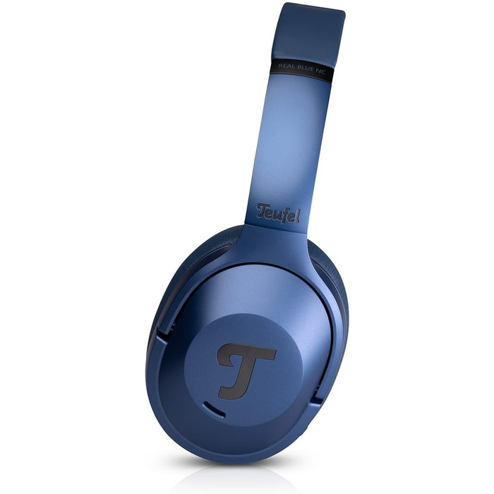 Бездротові Bluetooth-навушники Teufel REAL Blue NC 3 Over-Ear з активним шумопоглинанням (ANC), Steel Blue