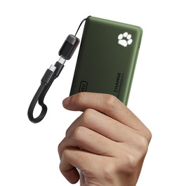 Power Bank INIU 10000mAh 45W USB-C PD3.0 Зелений - Зовнішній акумулятор для iPhone, Samsung, iPad з ліхтариком