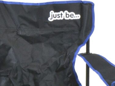 Кемпінговий стілець складаний з підлокітниками та тримачем для напоїв, сірий/рожевий (чорний/синій)