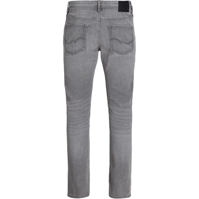 Джинси чоловічі JACK & JONES JJIMIKE Original Tapered Fit сірі (36W/32L)