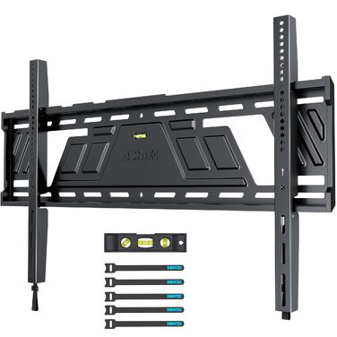 Настінний кронштейн для телевізора BONTEC Heavy Duty 43-100 дюймів, до 100 кг, VESA 800x600 мм, ультратонкий фіксований навіс (23 мм), сталевий