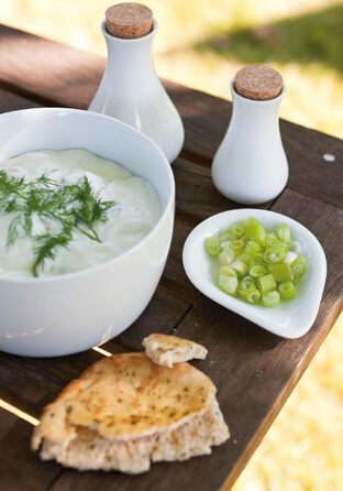 KAHLA 1U2012A9001UC BBQ Saucenprofi 0.40 l | White sauce dish made of porcelain
