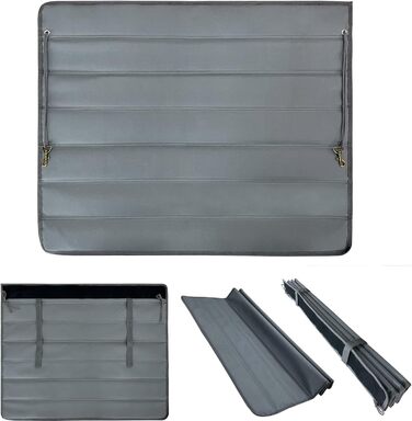 Захист для багажника автомобіля для собак, килимок у багажник, вологостійкий, стійкий до подряпин та розривів, 80x64 см (сірий)