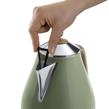 Електричний чайник De'Longhi KBOV 2001.GR, 2000 Вт, 1,7 л, зелений