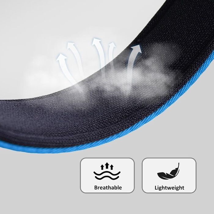 Нашийник для собак Didog з нейлону, м'який, з металевою застібкою, для великих, середніх собак, чорний, L (38-58 см)